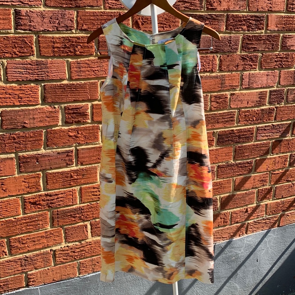 Calvin Klein Multicolored Sleeveless Dress
